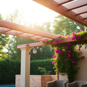outdoor pergola kit options