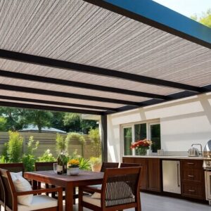 retractable pergolas for entertaining